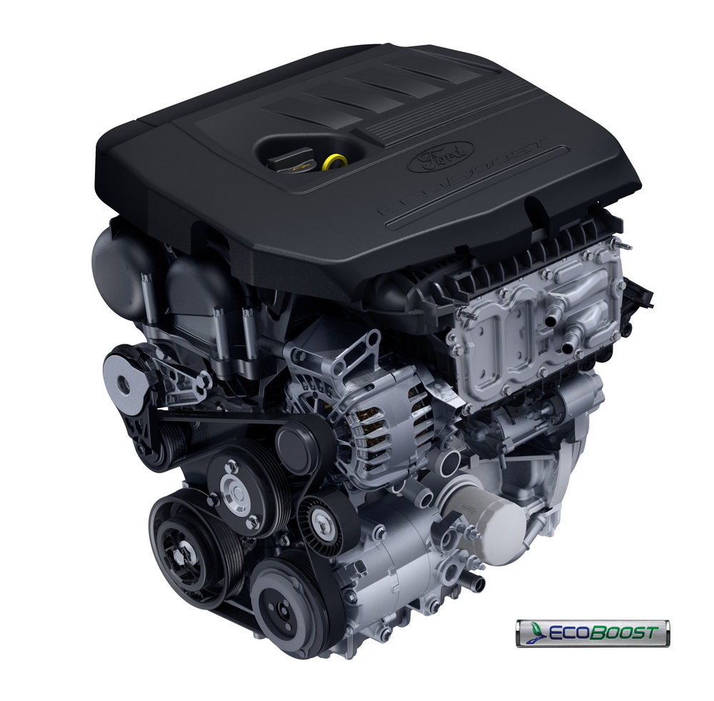 EcoBoost Turbo 1 5L Engine with Logo
