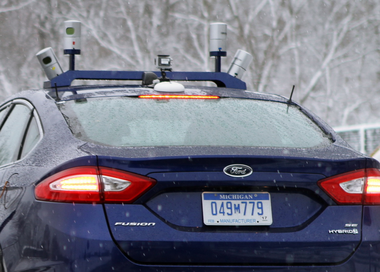 Ford Snowtomy Super Smart Sensor Velodyne Close Up